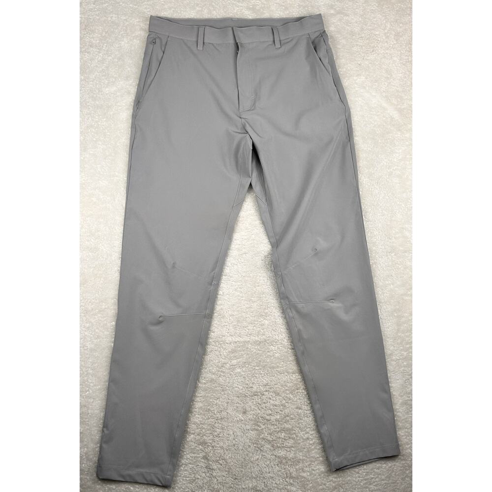 Fanatics Pants Men’s Sz 34x34 Grey Golf Performance 4 Way Stretch Zip 5 Pocket